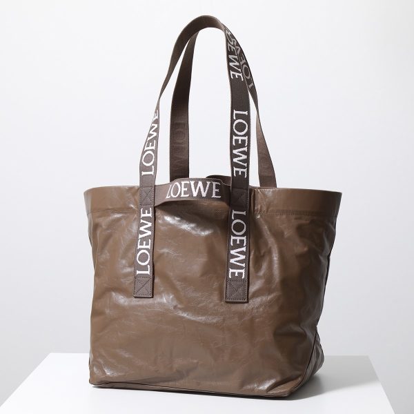 350808204 5 LOEWE Tote Bag SHOPPER Jacquard Paper Calf Shopping Bag