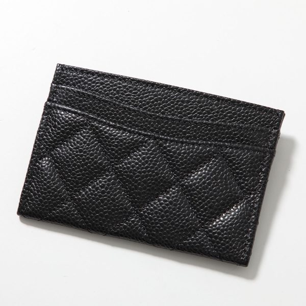 350928415 6 CHANEL MATELASSE Caviar Skin Lambskin Pass Case CocoMark