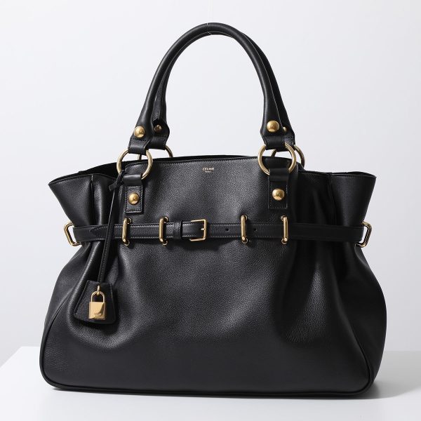 351114908 5 CELINE Handbag ANITA Medium Padlock Bag Black