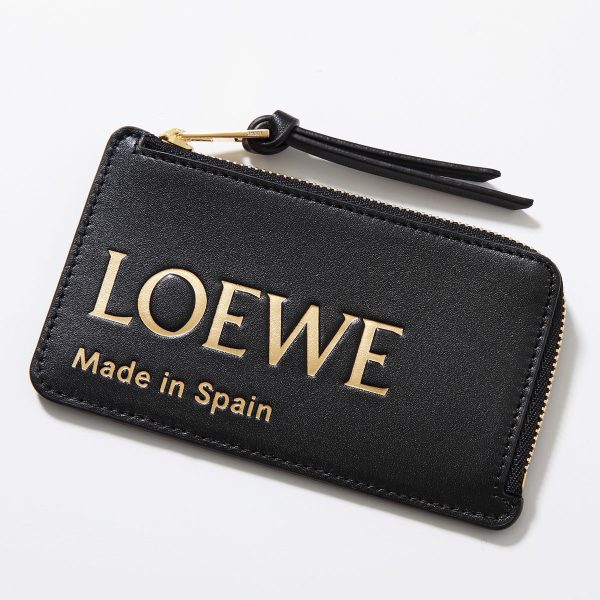 351213415 3 LOEWE Case Coin Card Case Pass Case BLACK