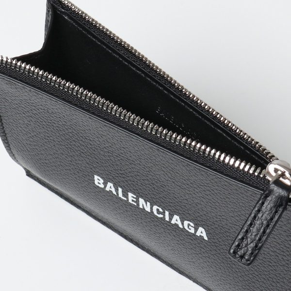 351215282 3 BALENCIAGA Coin Card Case Card Case Mini Wallet Case BLACK