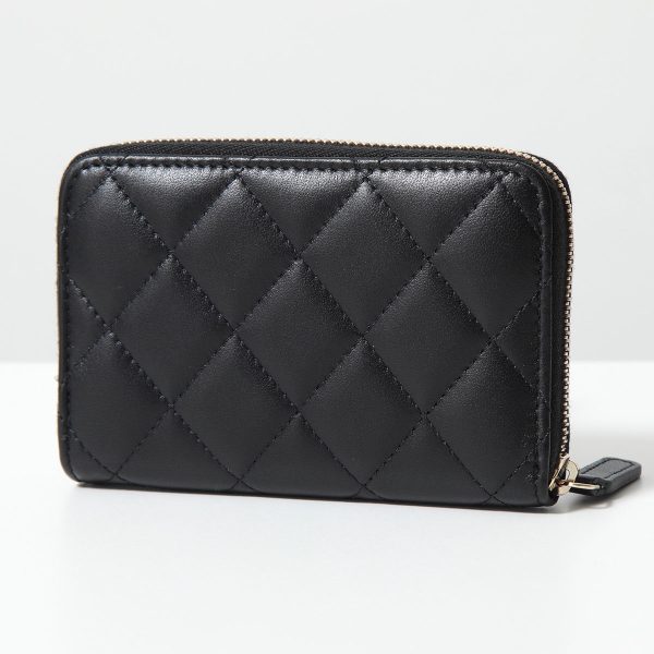 351222427 3 CHANEL MATELASSE Lambskin Card Case Mini Wallet CocoMark