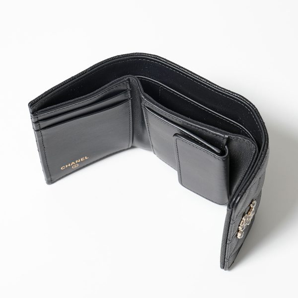 351223666 4 CHANEL MATELASSE Grained Calfskin Wallet CocoMark