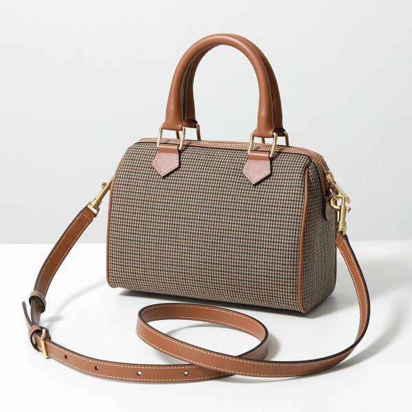 360119471 5 CELINE Shoulder Bag Small Triomphe Houndstooth Bag Multicolor