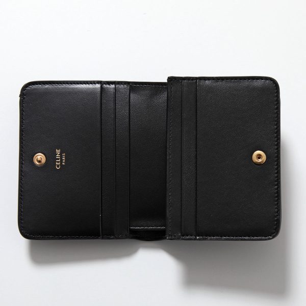 360201251 5 CELINE Wallet TRIOMPHE WALLET Mini Wallet Metal