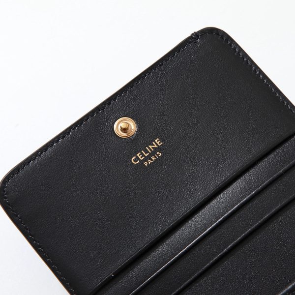 360201251 8 CELINE Wallet TRIOMPHE WALLET Mini Wallet Metal