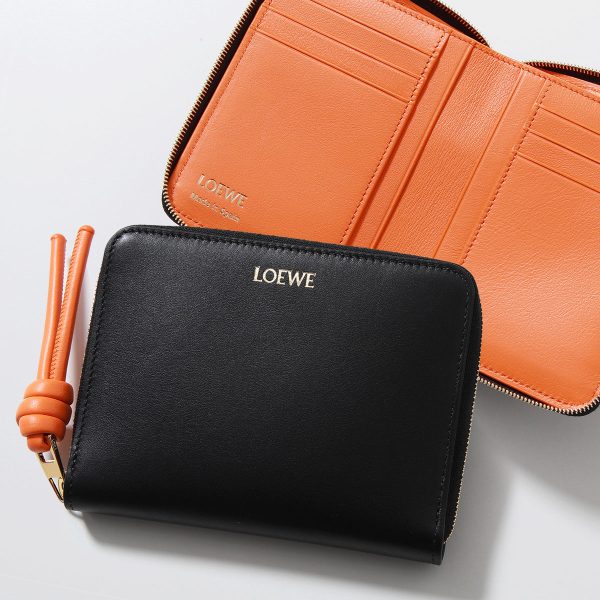 360201252 2 LOEWE Wallet KNOT Bi Mini Wallet Logo