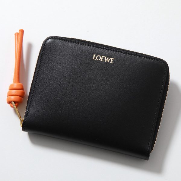 360201252 3 LOEWE Wallet KNOT Bi Mini Wallet Logo