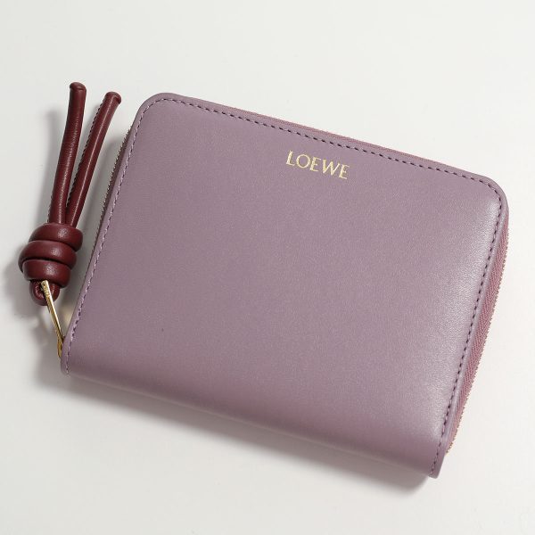 360201252 5 LOEWE Wallet KNOT Bi Mini Wallet Logo