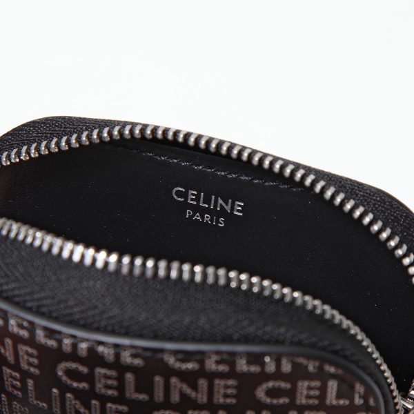 360216658 5 CELINE Coin Case Mini Wallet Coin Pouch Black