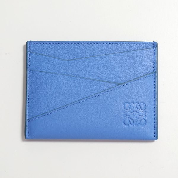 360321130 3 LOEWE Card Case PUZZLE Plain Card Holder Pass Anagram Case