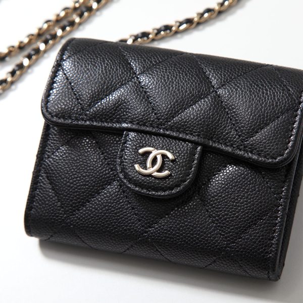 360328501 7 CHANEL Shoulder Bag MATELASSE Chain Wallet Pochette Coco Mark Bag