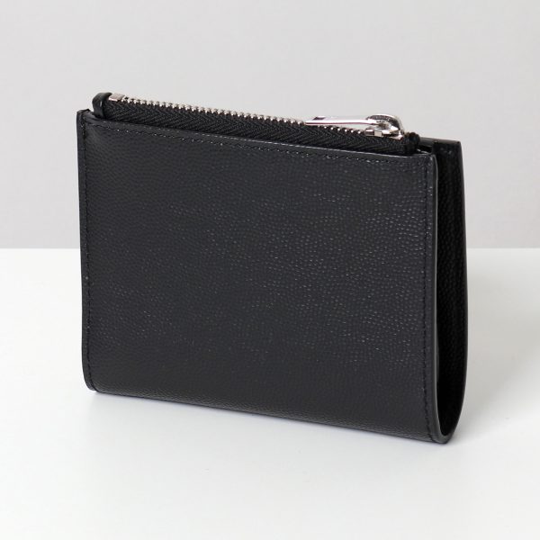 360416300 2 SAINT LAURENT Paris Wallet Small Mini Wallet NERO Black