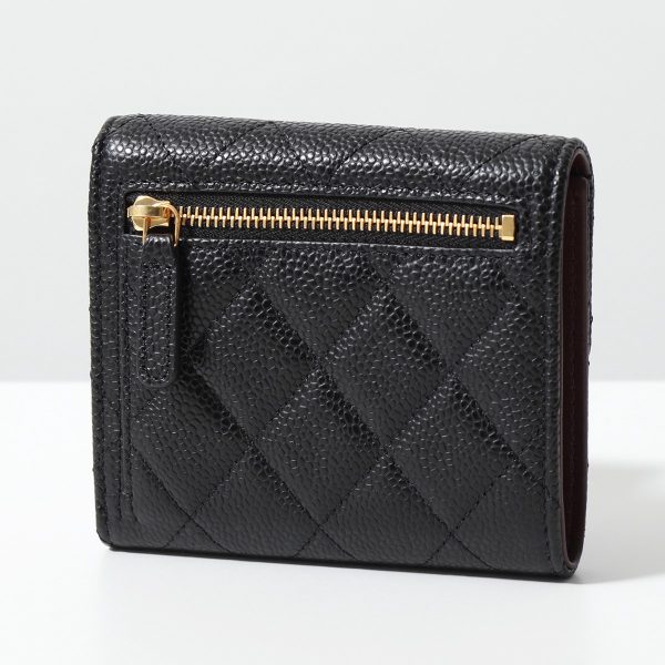 360418550 7 CHANEL MATELASSE Calfskin Quilted Mini Wallet CocoMark