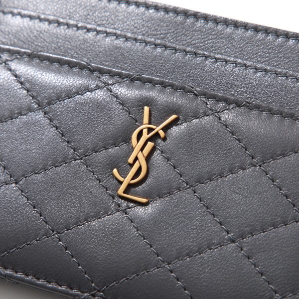 360422400 4 SAINT LAURENT Card Case GABY Cassandra Quilted Mini Wallet