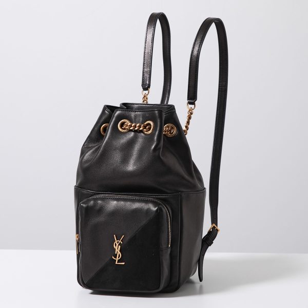 360422445 4 SAINT LAURENT Backpack Cassandra Rucksack Bag NERO Black