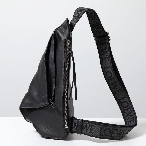 360618954 12 LOEWE Body Bag Anton Sling Supple Smooth Calf Jacquard