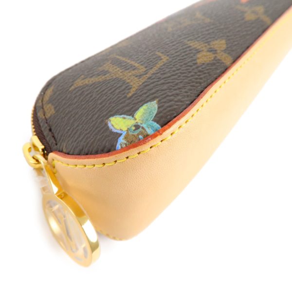 37040 1 4 Louis Vuitton Truth Elisabeth Monogram Pencil Case Brown