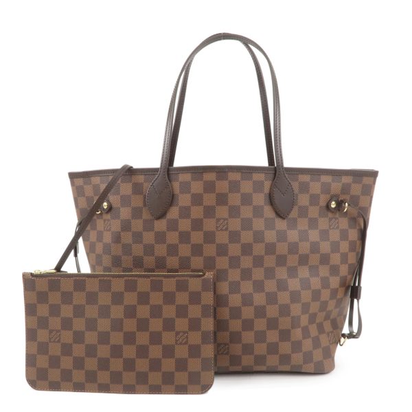 37224 15 37224 16 1 Louis Vuitton Damier Azur Neverfull MM Tote Bag Pouch