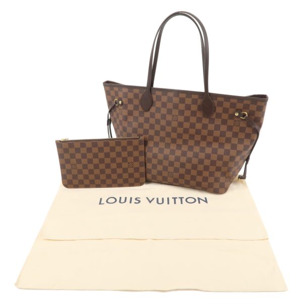 37224 15 37224 16 12 Louis Vuitton Damier Azur Neverfull MM Tote Bag Pouch