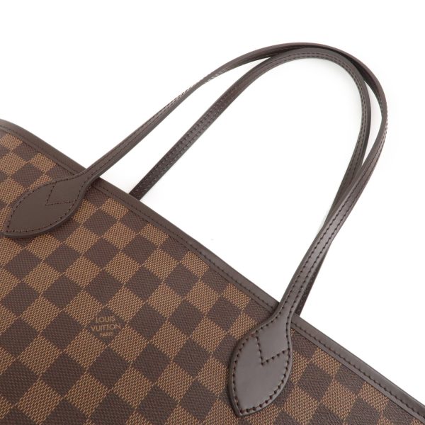 37224 15 37224 16 4 Louis Vuitton Damier Azur Neverfull MM Tote Bag Pouch