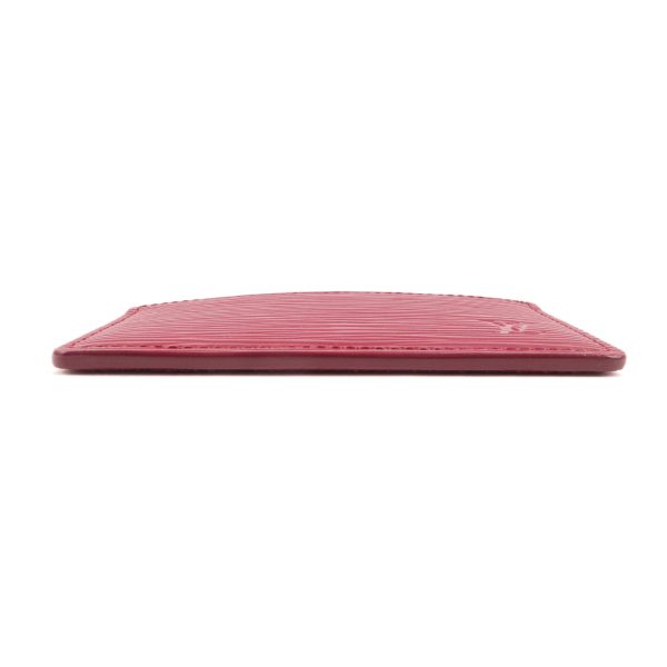 37263 6 3 Louis Vuitton Porte Carte Epi Card Case Fuchsia Red