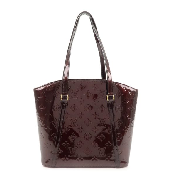 37427 14 2 Louis Vuitton Monogram Vernis Avalon MM Tote Bag Amarant