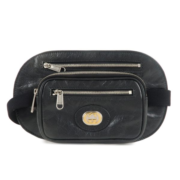 37697 1 1 Gucci Interlocking G Belt Bag Black