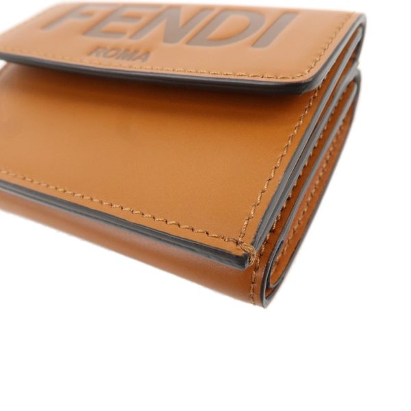 37705 10 4 Fendi Roma Micro Wallet Brown