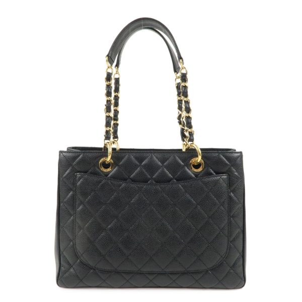 37779 17 2 Chanel GST Matelasse Caviar Skin Tote Bag Black