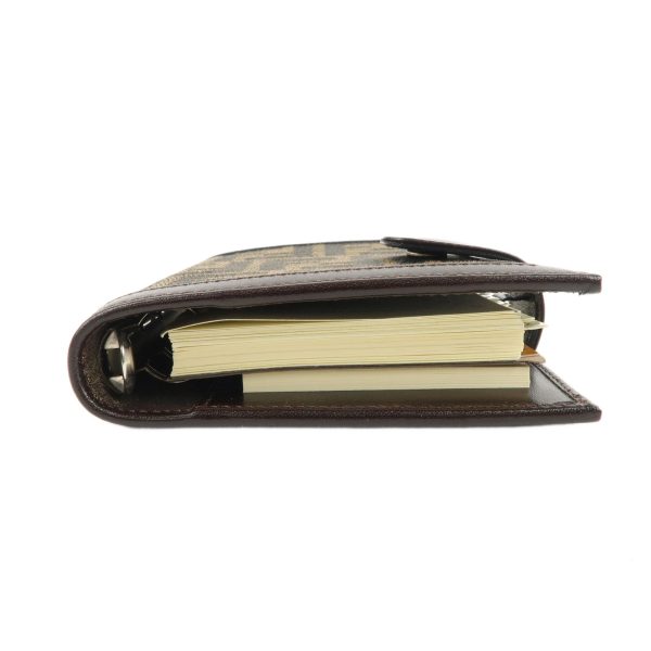 37782 9 3 Fendi Zucca Notebook Brown Black