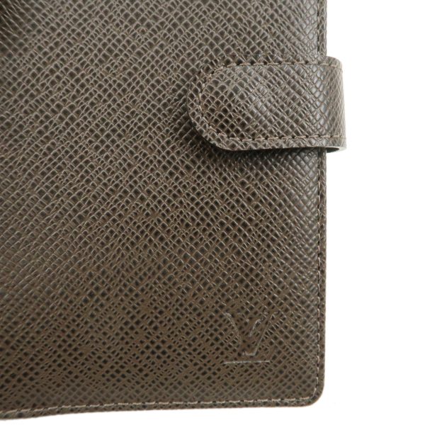 37834 17 6 Louis Vuitton Agenda PM Taiga Notebook Epicea