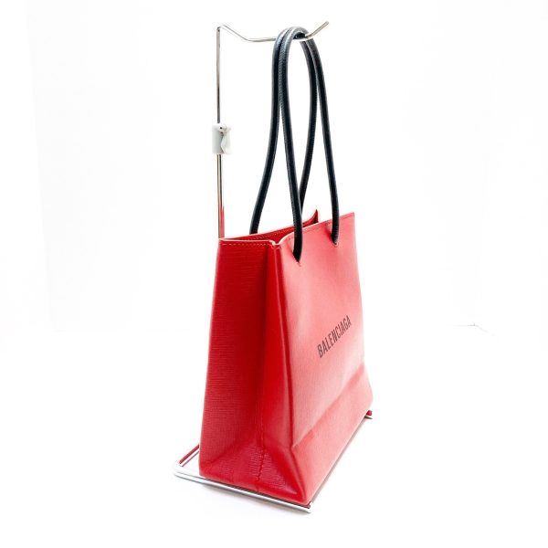 37849043 2 BALENCIAGA Shopping Tote XXS Tote Bag Red Black