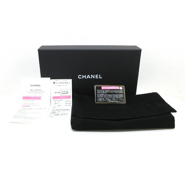 37867395 10 CHANEL Boy Chanel long wallet black lambskin