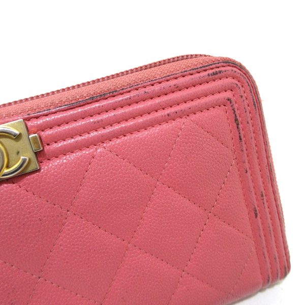 37878579 7 CHANEL Boy Chanel Long Wallet Pink Caviar Skin