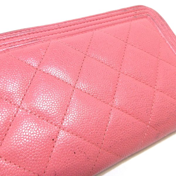 37878579 9 CHANEL Boy Chanel Long Wallet Pink Caviar Skin