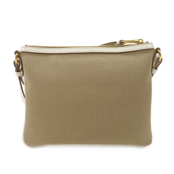 37891 3 2 Prada Jacquard Shoulder Bag Beige White