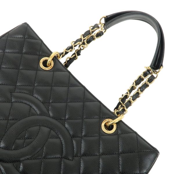 37892 15 4 Chanel Matelasse Caviar Skin GST Shoulder Bag Black