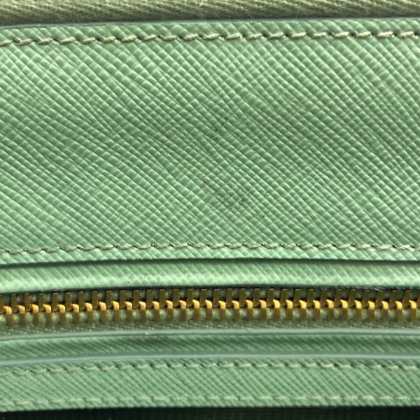 37896567 14 PRADA Galleria Small Bag Handbag Aquamarine Green Saffiano Luxe Leather