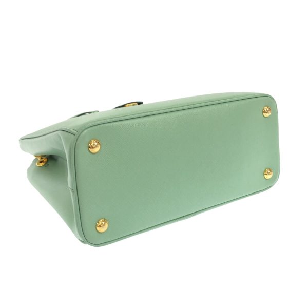 37896567 4 PRADA Galleria Small Bag Handbag Aquamarine Green Saffiano Luxe Leather