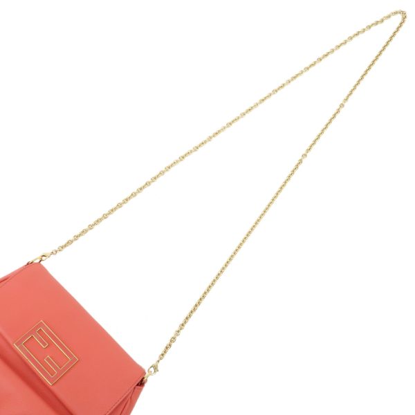 37903 14 4 Fendi Chain Shoulder Bag Pink