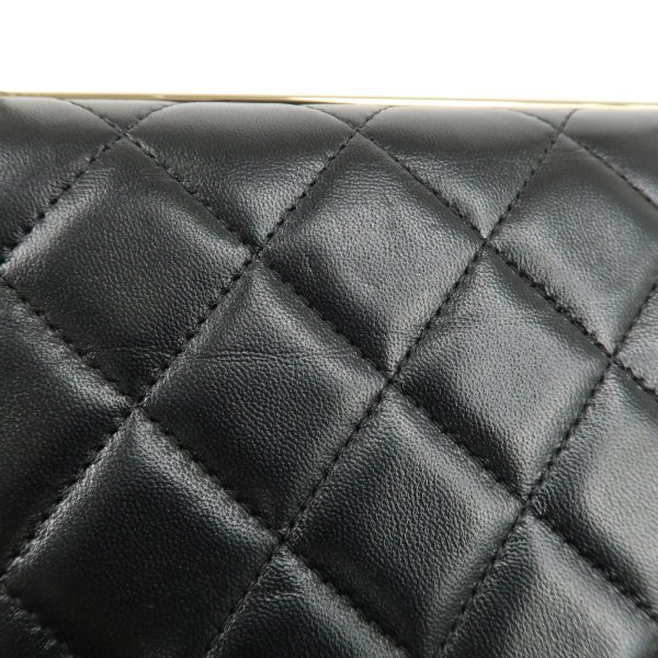 37904 5 8 Chanel Trendy CC Matelasse Lambskin Chain Shoulder Bag Black