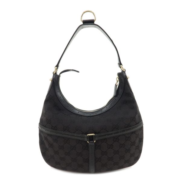 37916 2 2 Gucci Interlocking G Shoulder Bag Black