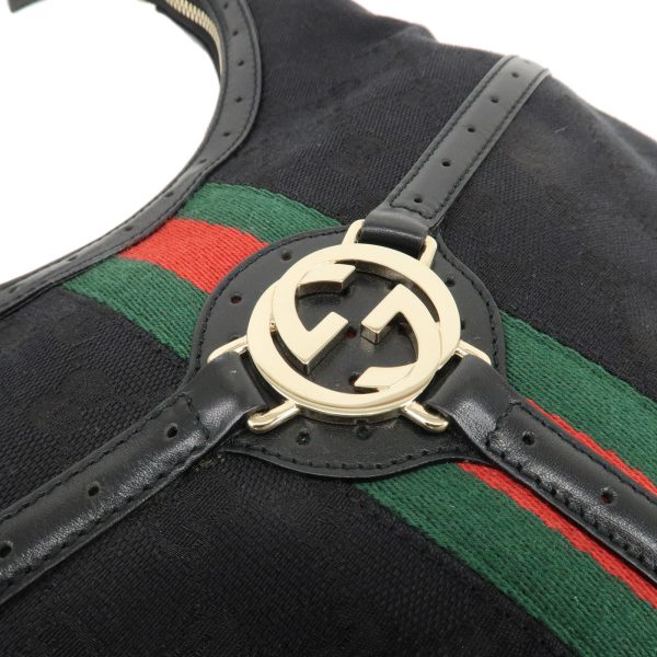 37916 2 7 Gucci Interlocking G Shoulder Bag Black