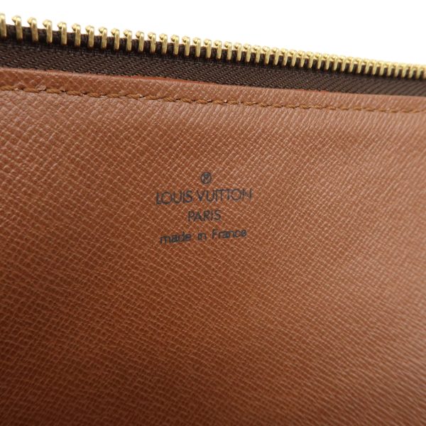 37919 2 11 Louis Vuitton Poche Document Monogram Clutch Bag Brown