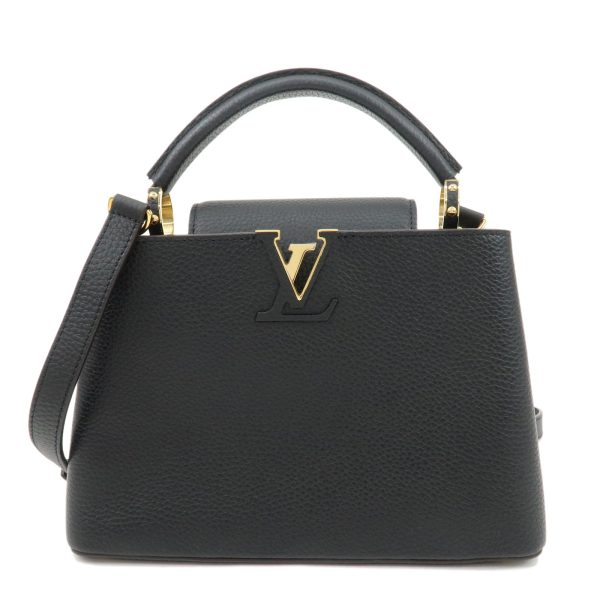 37935 4 1 Louis Vuitton Capucines BB 2Way Handbag Noir