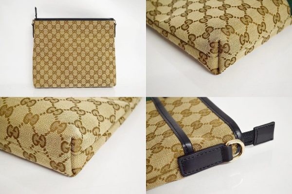 388926 1 Gucci Sherry Line GG Shoulder Bag Biege