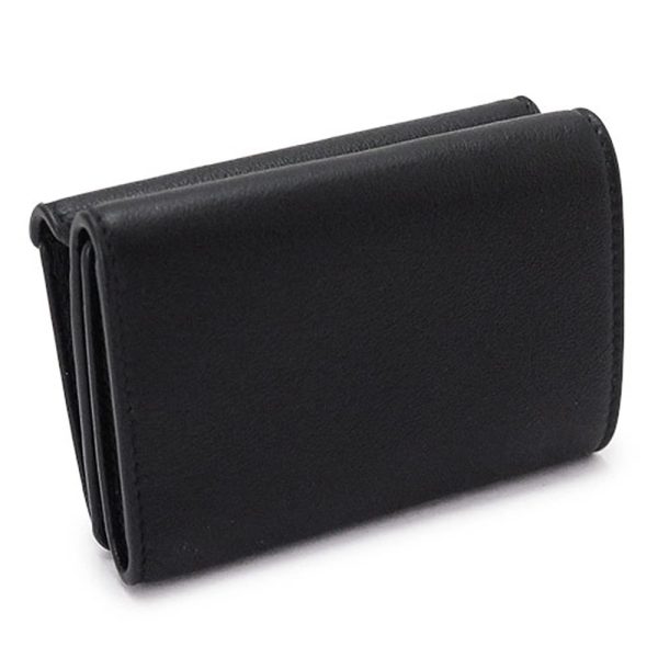 391446 3 Balenciaga Paper Mini Wallet Black