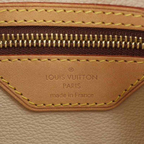 4 19 Louis Vuitton Petit Baguette Shoulder Bag Monogram Brown