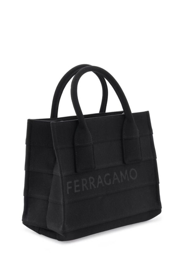 436991e3b6f905f ik 3 Salvatore Ferragamo Small Tote Bag Tote Bag Black Nero